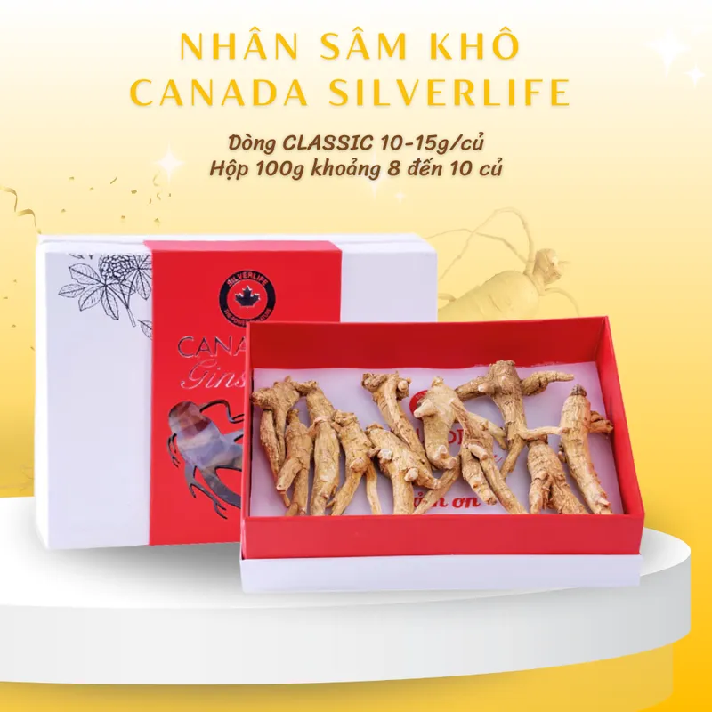 Nhân sâm nguyên củ loại Classic (dưới 15G/Củ)